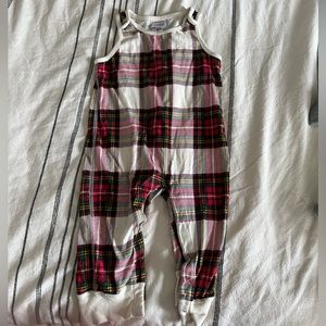 Hanna Andersson Christmas colored plaid one piece